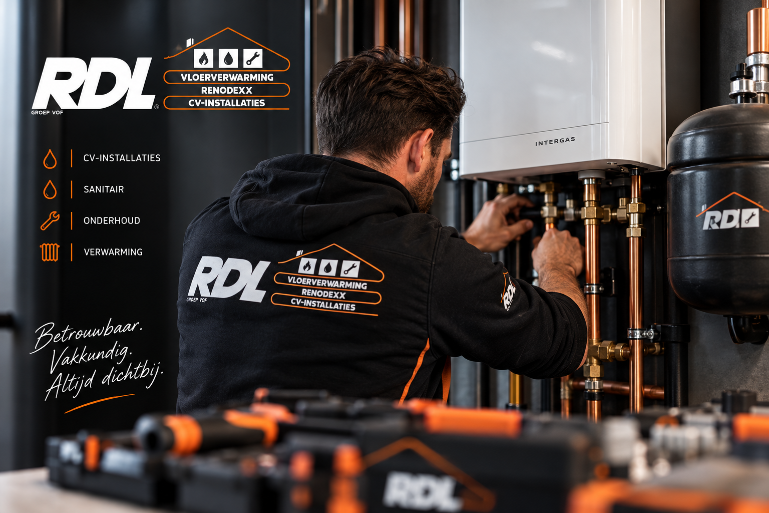 CV installatie en verwarming door RDL Installaties