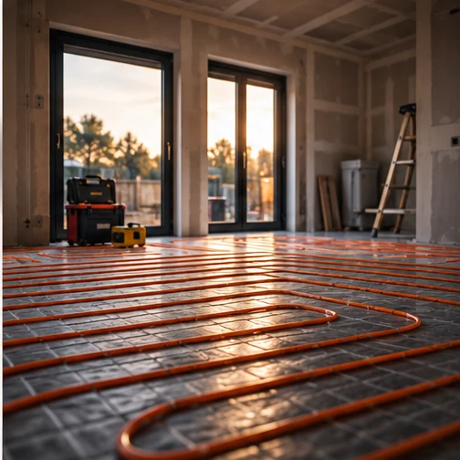 Vloerverwarming lage opbouw door RDL Installaties